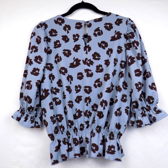 Melloday Top Small Peplum Boho Chic Cottage Office Career Corp (BUNDLE PRICE $6) - Picture 2 of 5